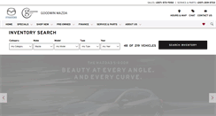 Desktop Screenshot of goodwinmazda.com